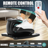 ANCHEER Under Desk Elliptical Machine – Quiet Pedal Exerciser for Seniors, Office & Home, Low-Impact Seated Leg Workout Equipment, Smart LCD Display, Remote Control