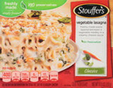 Stouffer’s Vegetable Lasagna Meal 10.5 oz, Pack of 12