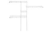 Closetmaid 1628 5ft. to 8 ft. Closet Organizer Kit White
