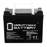 Mighty Max 12V 35Ah Pride Mobility Jazzy Select GT Replacement Battery