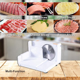 SuperHandy Meat Slicer Electric Food Deli Bread Cheese Portable Collapsible 6.7 inch Stainless Steel RSG Solingen Blade