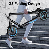 Electric Scooter for Adults, 19/25 Mph Max Speed, 21/25/35 Miles Range,350/500/600W APP Control E-Scooter with 8.5/10 Inflatable tire, Foldable Escooter with App Control, UL 2272 Certified
