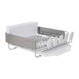 KitchenAid Compact Stainless Steel Dish Rack, 16.06-Inch, Black