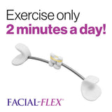 Facial Flex Facial Exercise and Neck Toning Kit Bands 8 oz u0026 6 oz u0026 Case