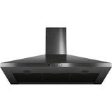 GE – 36 Convertible Range Hood – Black stainless steel