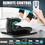 ANCHEER Under Desk Elliptical Machine – Quiet Pedal Exerciser for Seniors, Office & Home, Low-Impact Seated Leg Workout Equipment, Smart LCD Display, Remote Control